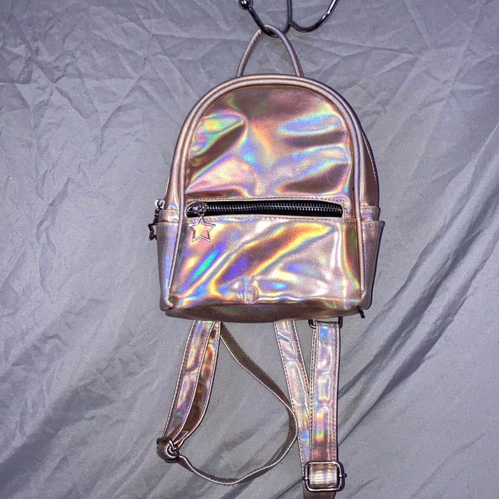Holographic Mini Backpack